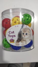 Renkli Kedi Topu Köpek Topu 3.5 cm 21 adet