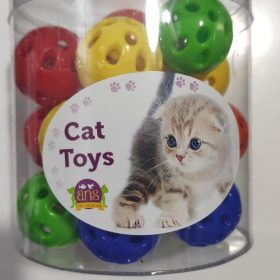 Renkli Kedi Topu Köpek Topu 3.5 cm 21 adet