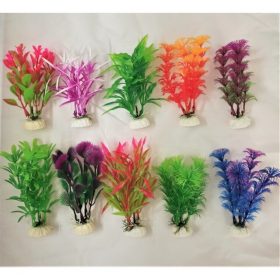 Akvaryum Yapay Bitki Seti 9-12 Cm. 10 adet