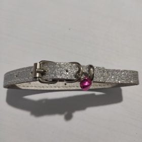 Simli Kedi Köpek Boyun Tasması 29 cm çıngaraklı Vilnex