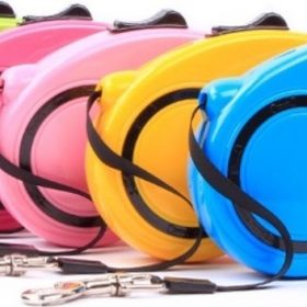 Makaralı Otomatik Köpek Tasması 5 Metre (4 Renk) Gezdirme Tasması