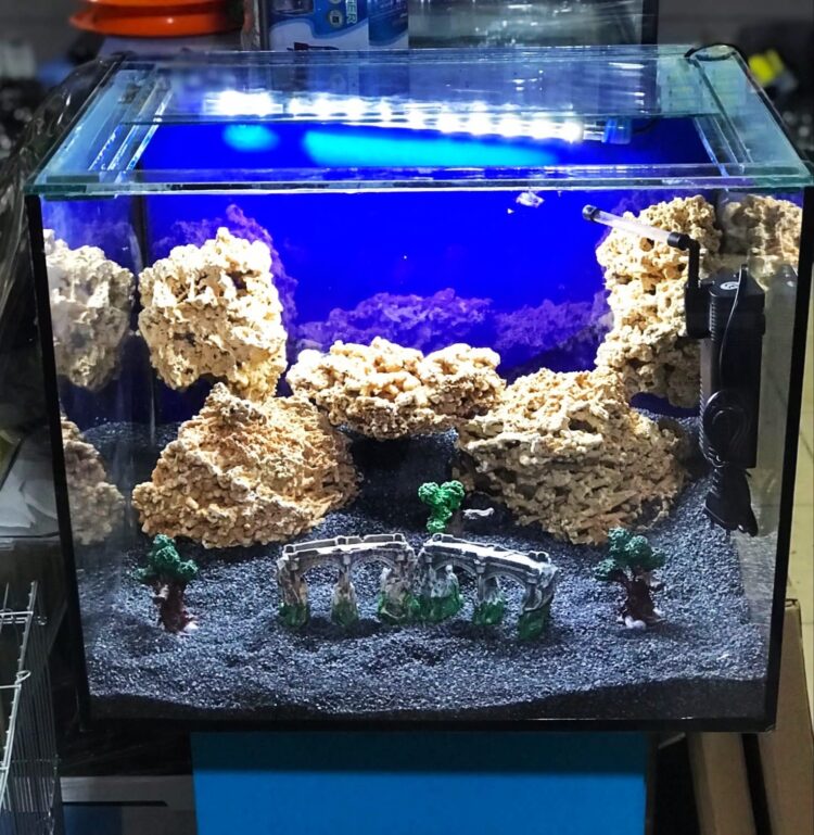 BUHAR SÜRGÜLÜ AKVARYUM 40x40x40 CM CAMDAN CAMA BOŞ AKVARYUM - Görsel 3