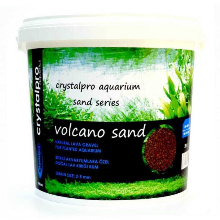 Crystalpro Volcano Sand Akvaryum Volkanik Kumu 1 LİTRE - Görsel 1