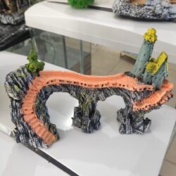 AKVARYUM  DEKORU KÖPRÜ BÜYÜK BOY YAKLASIK 25 CM DEKOR