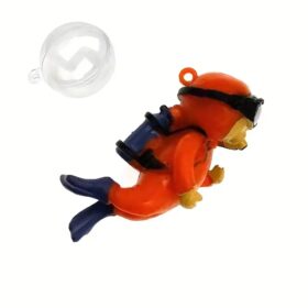 AKVARYUM  DEKORU YÜZEN ALIK ADAM TURUNCU RENK 3 CM X 6,5 CM