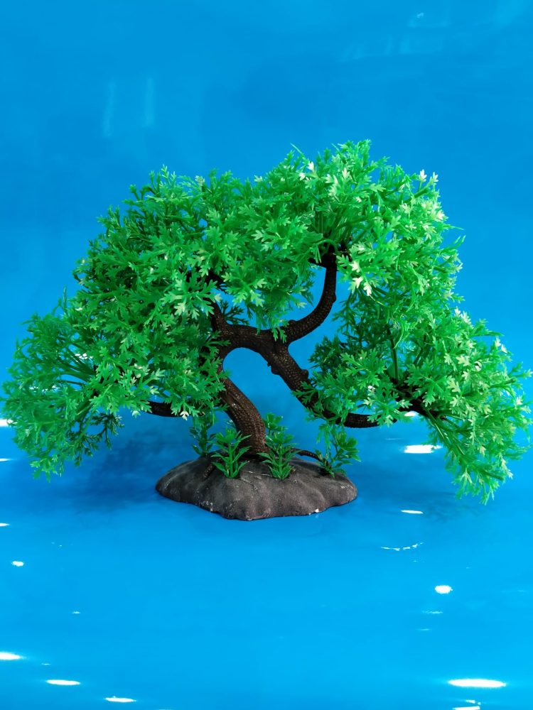 BONZAİ YAPAY AĞAÇ DEKORU 30X10X20 CM KAMPANYA YEŞİL - Görsel 2