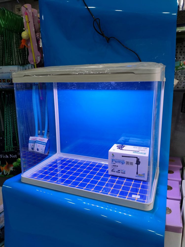 ITHAL AKVARYUM 49X28X44 CM TEPE SUMP MOTORLU VE  6000 CALVİN LED LAMBALI - Görsel 6