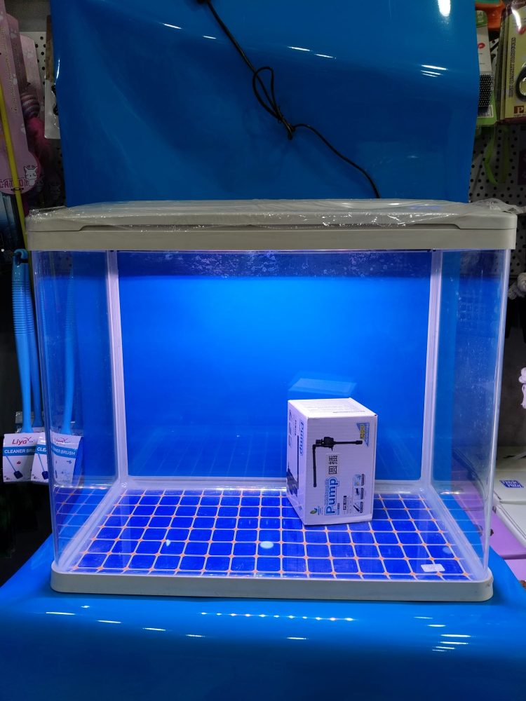 ITHAL AKVARYUM 49X28X44 CM TEPE SUMP MOTORLU VE  6000 CALVİN LED LAMBALI - Görsel 7