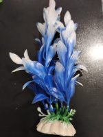 Akvaryum Plastik Bitki rengarenk 12adet 16cm - Görsel 4