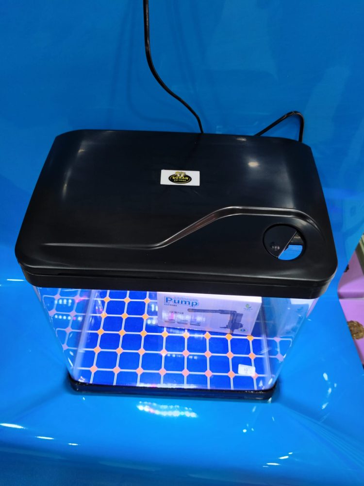 ITHAL AKVARYUM 30X18X32 CM TEPE SUMP MOTORLU VE  6000 CALVİN LED LAMBALI - Görsel 3