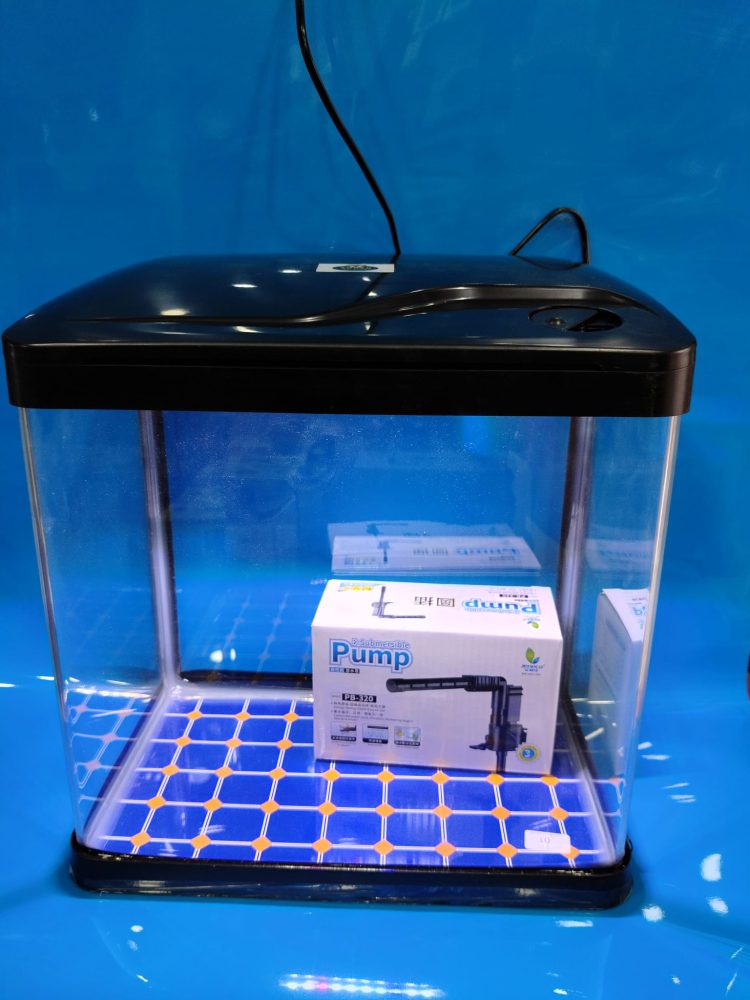 ITHAL AKVARYUM 30X18X32 CM TEPE SUMP MOTORLU VE  6000 CALVİN LED LAMBALI - Görsel 2