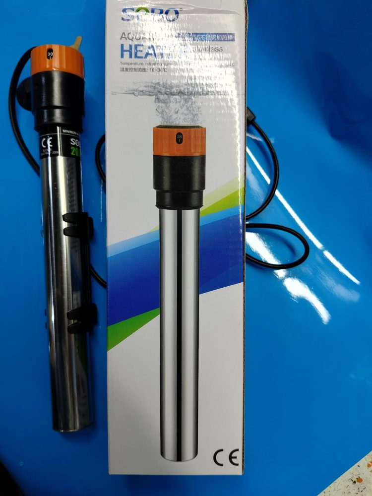 2d25c10e-9edc-4253-b292-dce170eaafb3 SOBO 200W ÇELİK KIRILMAZ TERMOSTATLI ISI AYARLI AKV ISITICI - Görsel 2