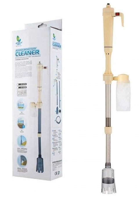JENİCA PİLLİ JPG Jeneca Pilli ve Elektrikli Akvaryum Temizleme Sifonu AS-615A - Görsel 1