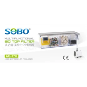 Sobo Bio Askı Filtre 6W. 500 Lt/Saat AQ-17H