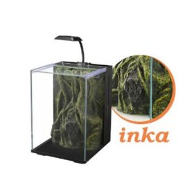 NUBİOS NANO AKVARYUM INCA DEKORLU 20X22X29CM MOTORLU LAMBALI